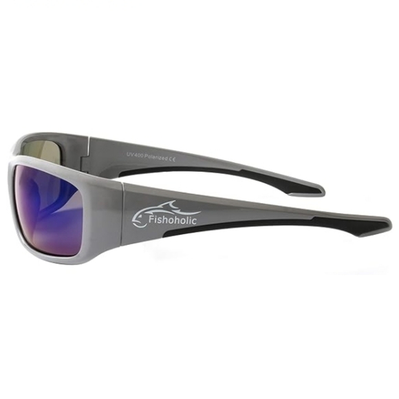 Pro Series Polarized Fishing Sunglasses Rubber Accents UV400 Protection Blue - Picture 3 of 7